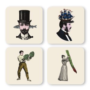 SET OF 4 COASTERS_GD265