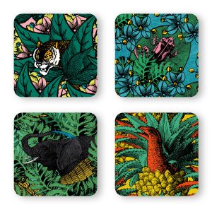 SET 1 OF 4 COASTERS_D266