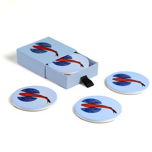 SET DE 4 DESSOUS-DE-VERRE_FISHKOI_GD483