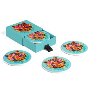 SET DE 4 DESSOUS-DE-VERRE_MASKTIGER_GD487