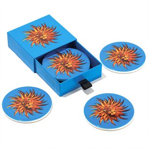 SET DE 4 DESSOUS-DE-VERRE_SOLARKING_GD642